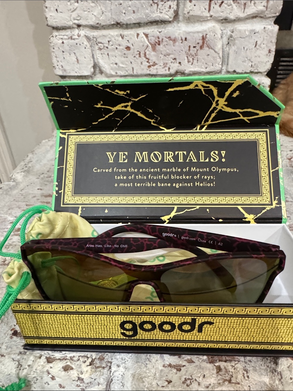Goodr Ares Has, Like No Chill Limited-Edition Sunglasses of the Gods - Picture 6 of 7